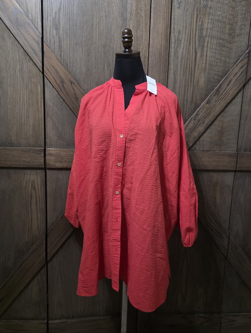 NWT Lilly Pulitzer Coral Textured Button-Front Swim Coverup